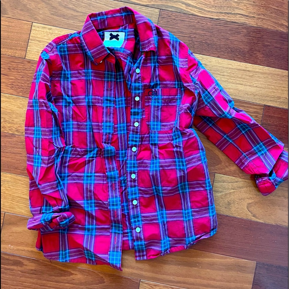A&F Flannel Design Button Down Shirt